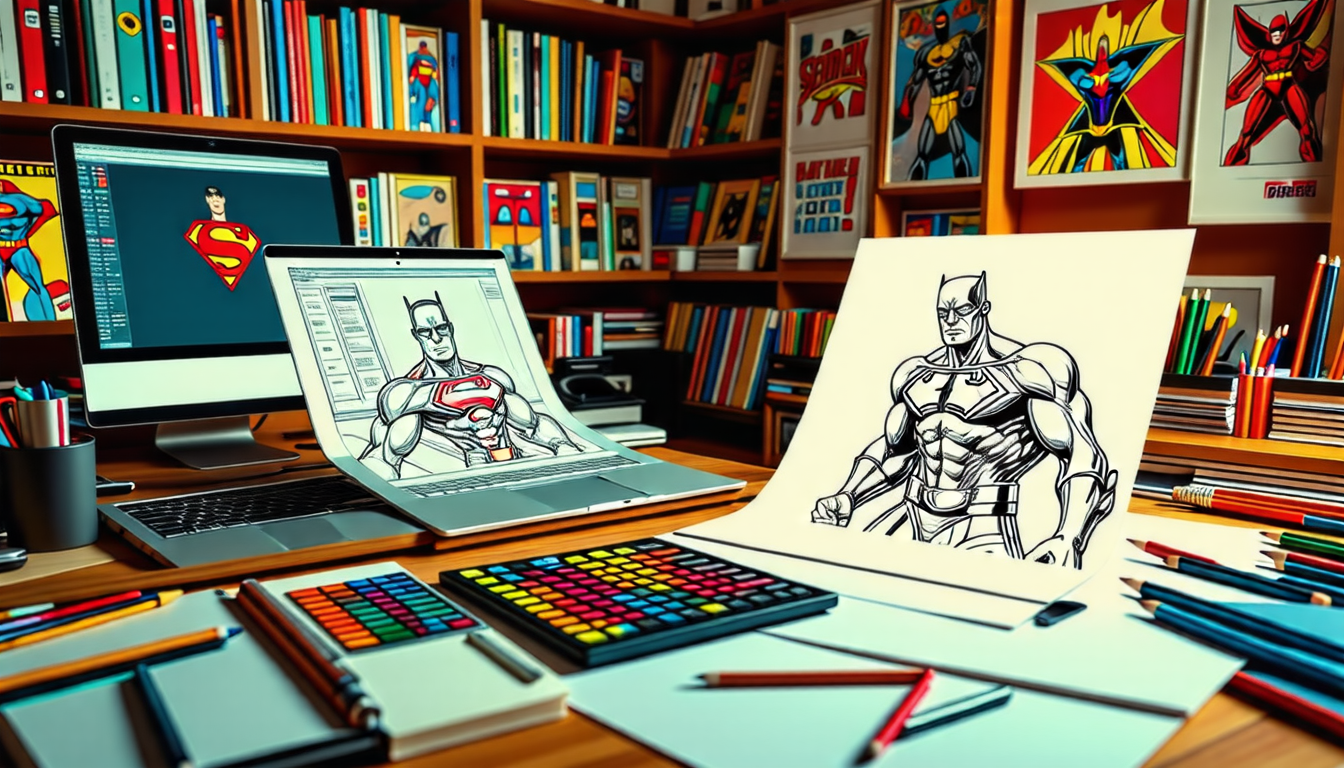 discover the exciting world of comic creation with our comprehensive step-by-step guide on how to create your own superhero comic. unleash your creativity, develop unique characters, and master the art of storytelling. perfect for aspiring artists and writers alike!