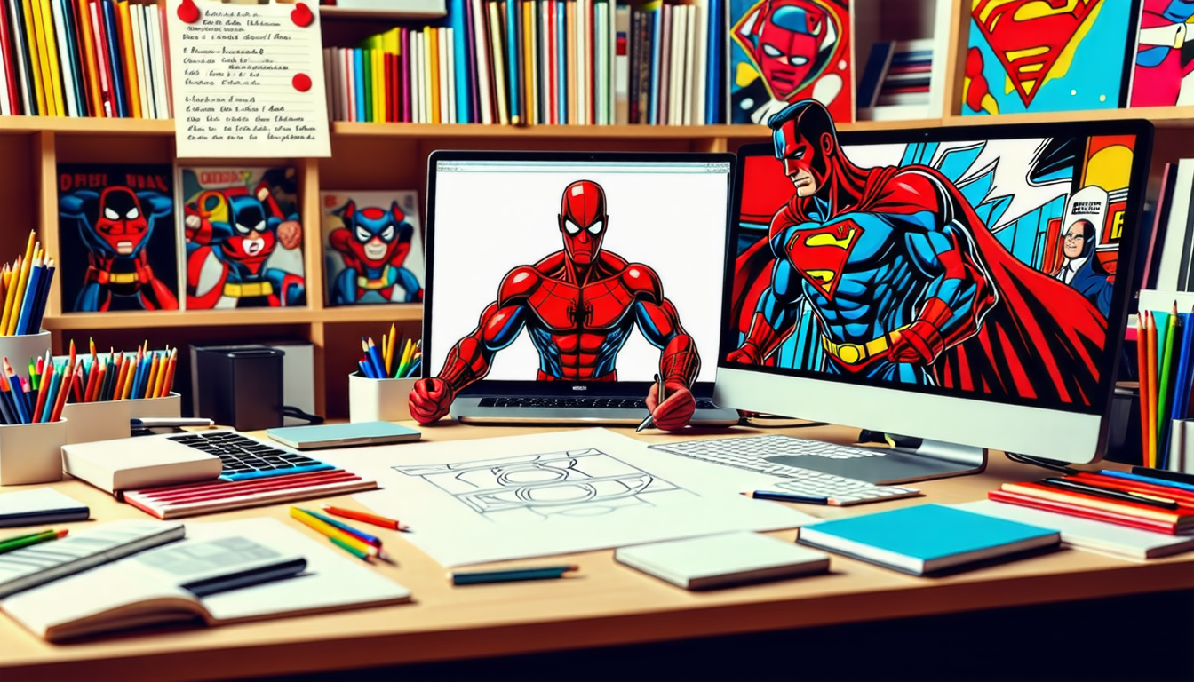 discover the ultimate step-by-step guide to creating your own superhero comic! unleash your creativity as you learn how to develop characters, plot compelling stories, and master the art of comic drawing. perfect for beginners and aspiring artists alike, this guide will empower you to bring your superhero vision to life!