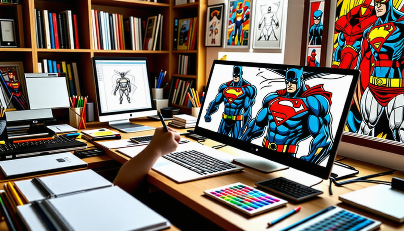 discover the ultimate step-by-step guide to creating your own superhero comic! unleash your creativity as you learn how to develop characters, craft engaging plots, and bring your unique vision to life. perfect for beginners and aspiring comic artists alike!